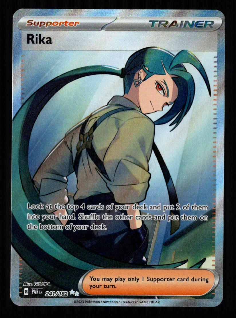 Rika #241/182 - (Near Mint or Better, Ultra Rare, SV04: Paradox Rift)
