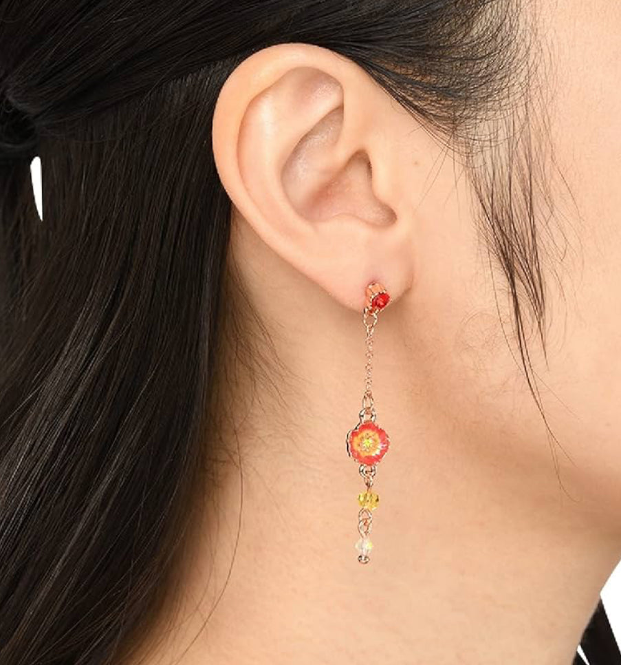 Pokemon Center Original Fleur de Coquelicot Earrings