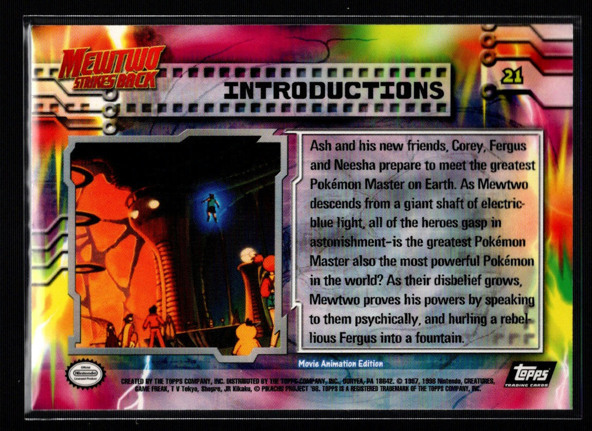 1999 Topps Pokemon Movie Edition #21/59: Introductions (NM/M)
