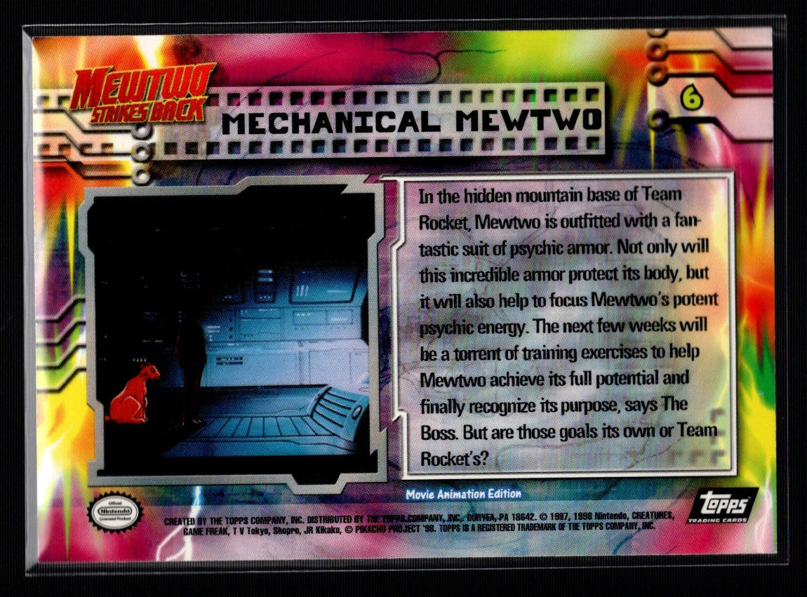 1999 Topps Pokemon Movie Edition #6/59: Mechanical Mewtwo (NM/M)