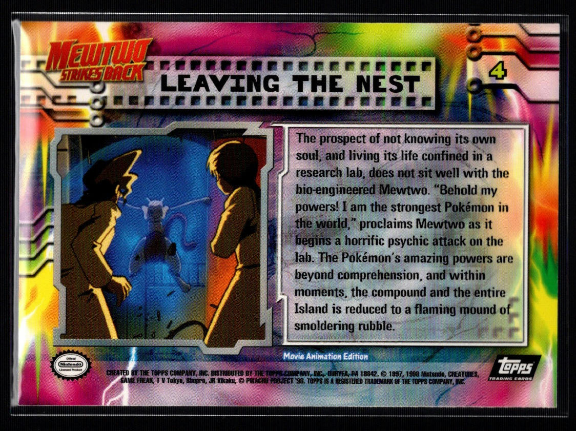 1999 Topps Pokemon Movie Edition #4/59: Leaving The Nest (NM/M)