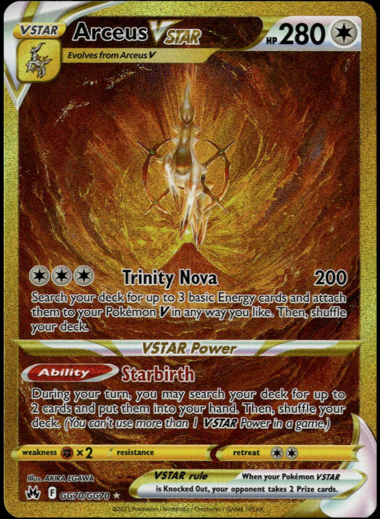 Arceus #GG70/GG70 (NM, Crown Zenith)