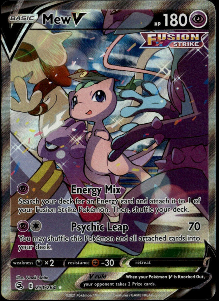 Mew V #251/264 (NM, Fusion Strike)
