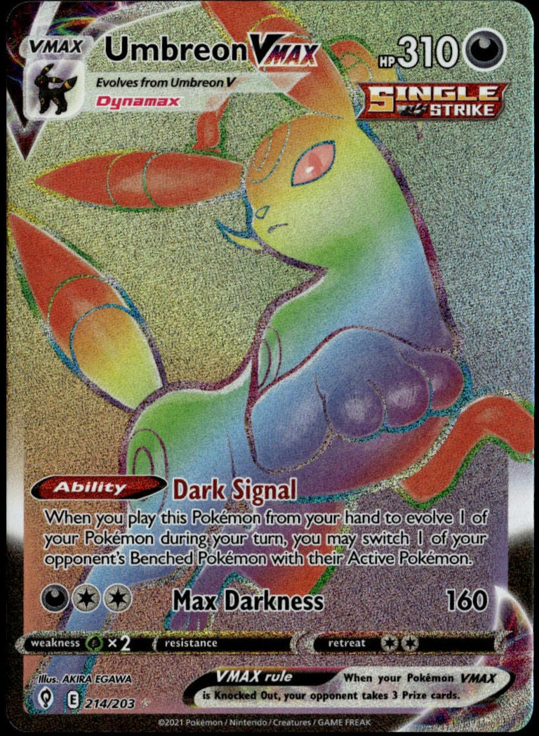 Umbreon VMAX #214/203 (NM/M, Evolving Skies)