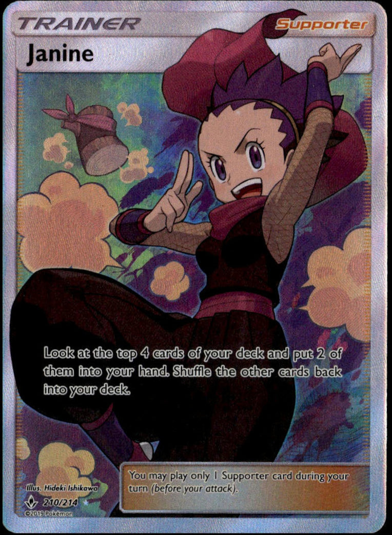 Janine #210/214 (NM/M, S&M Unbroken Bonds)
