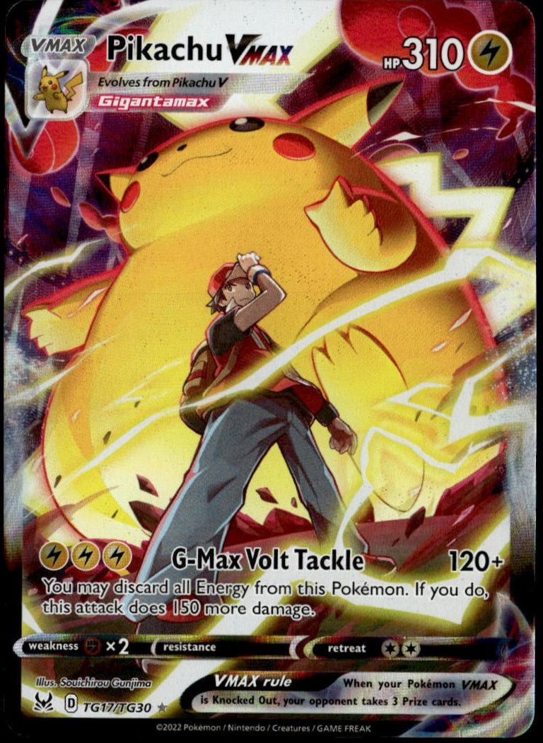 Pikachu VMAX #TG17/TG30 (NM, Lost Origin)