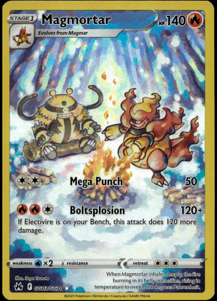 Magmortar #GG03/GG70 (NM/M, Crown Zenith)