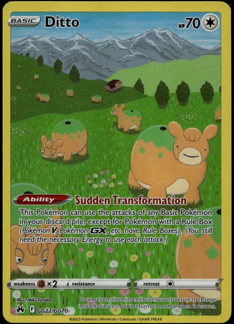 Ditto #GG22/GG70 (NM/M, Crown Zenith)