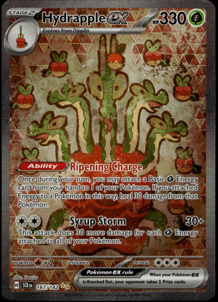 Hydrapple ex #167/142 (NM/M, Stellar Crown) PokeBoxBreaks Hydrapple ex #167/142 (NM/M, Stellar Crown) PokeBoxBreaks
