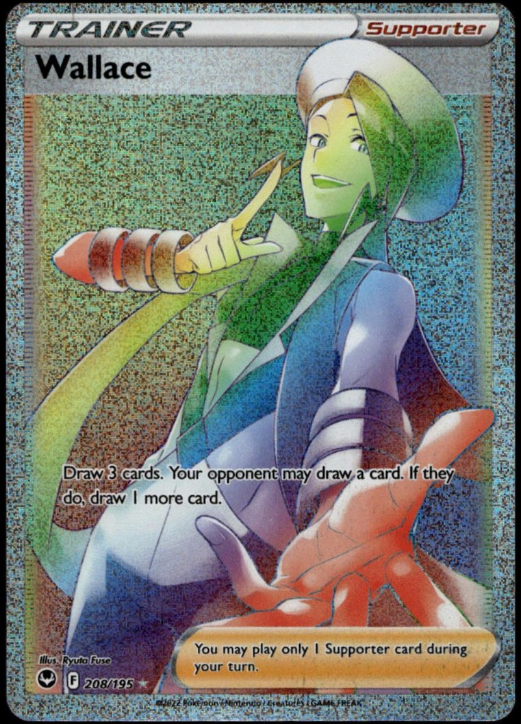 Wallace #208/195 (NM/M, Silver Tempest)