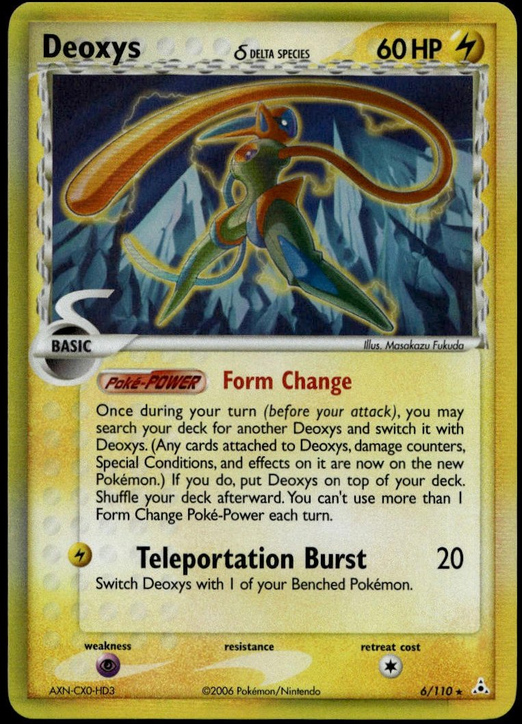 Deoxys Holo #6/110 (NM, Delta Species - Speed Forme)