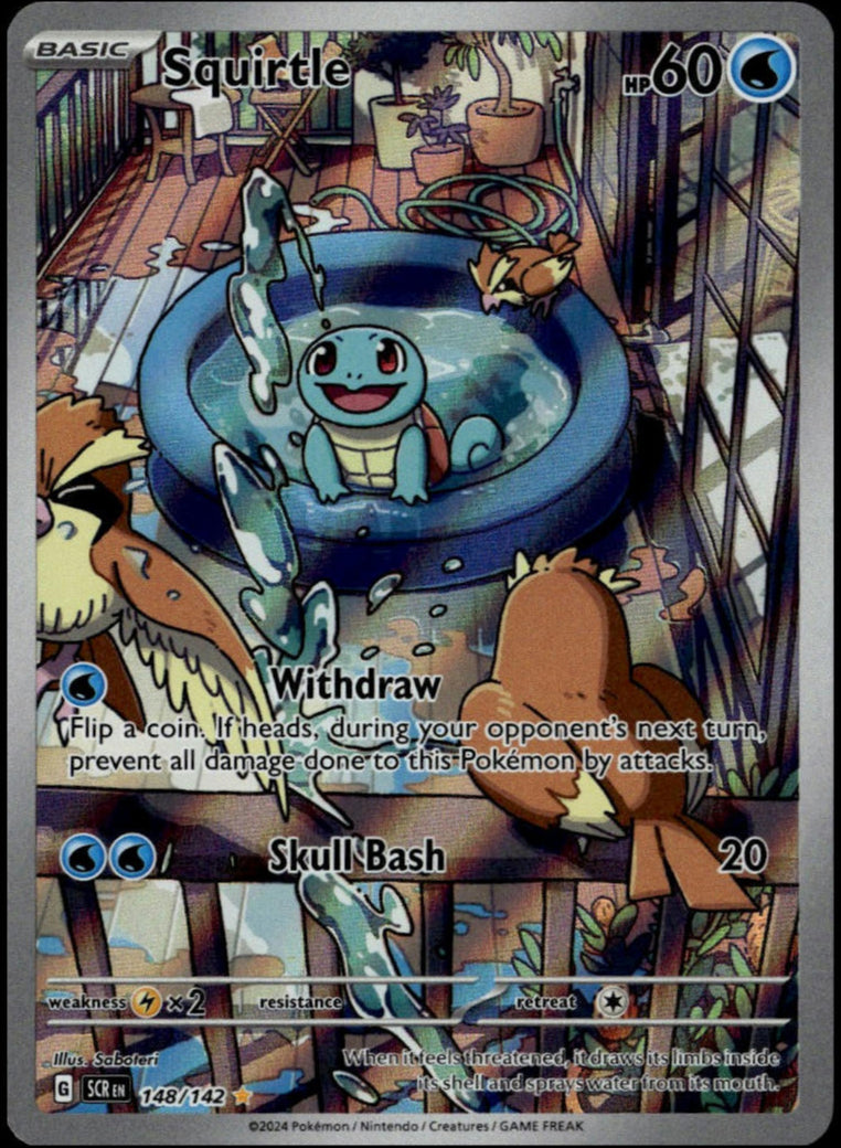 Squirtle #148/142 (NM, Stellar Crown)