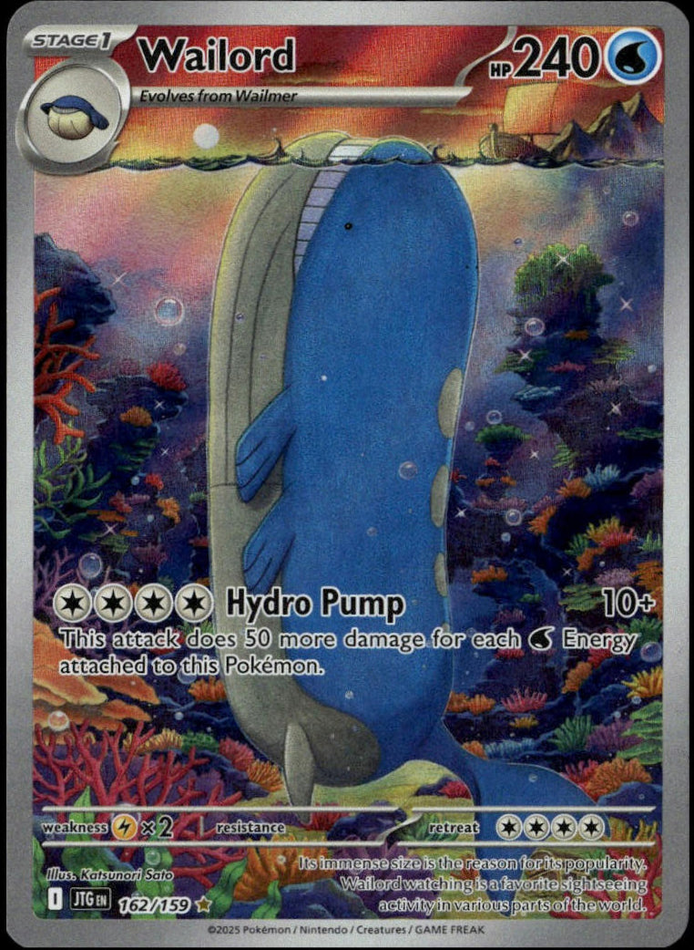 Wailord #162/159 (NM/M, Journey Together)
