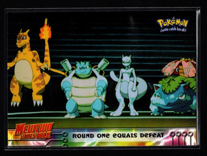1999 Topps Pokemon Movie Edition #26/59: Round One Equals Defeat (NM/M)