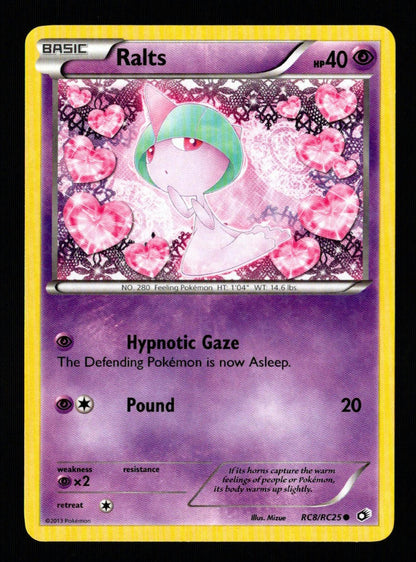 Ralts #RC8/RC25 - (NM Reverse Holo, Legendary Treasures: Radiant Collection)