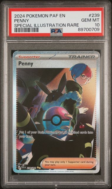 Penny SIR #239/091 (PSA 10, Paldean Fates)