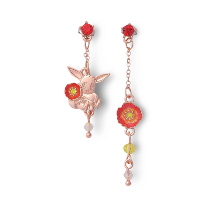 Pokemon Center Original Fleur de Coquelicot Earrings
