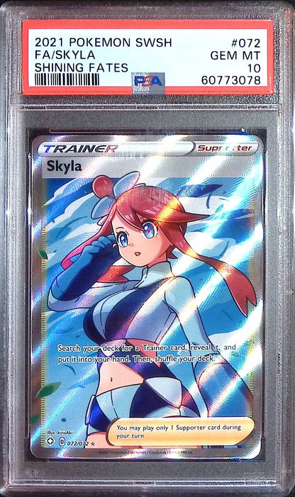 Skyla FA 072/072 (PSA 10 - 2021 SWSH- Shining Fates)