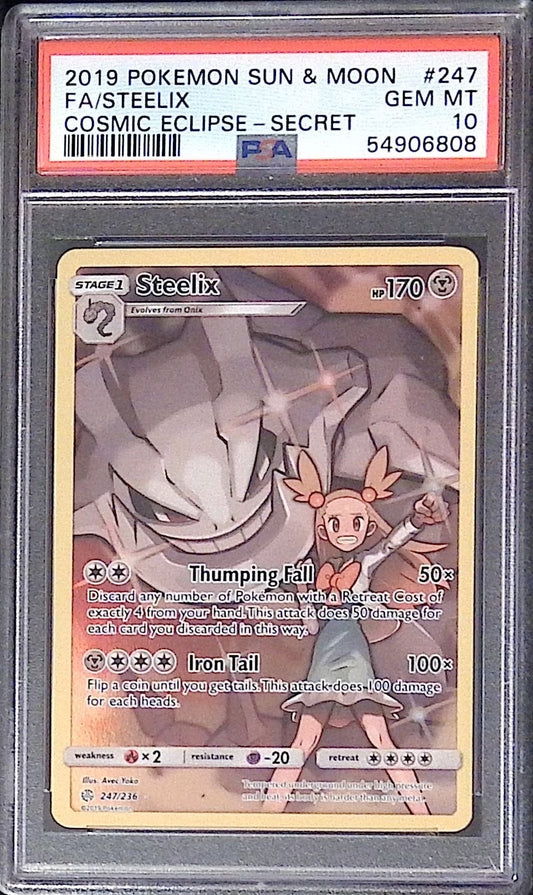Steelix #247/236 (PSA 10, Cosmic Eclipse)