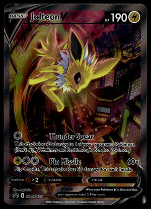 Jolteon V #SWSH183 (NM, SWSH Black Star Promo)