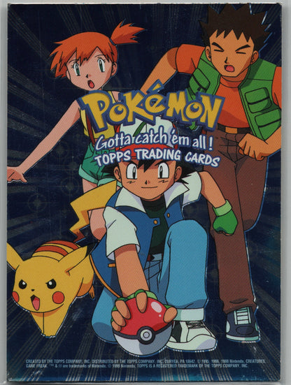 1999 Topps Pokemon Movie: Checklist [Foil] (LP+)