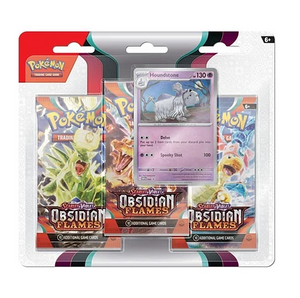 Obsidian Flames 3 Booster Pack Blister with Houndstone Promo