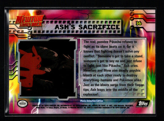 1999 Topps Pokemon Movie Edition #36/59: Ash's Sacrifice (NM/M)