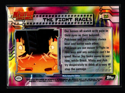 1999 Topps Pokemon Movie Edition #35/59: The Fight Rages (NM/M)