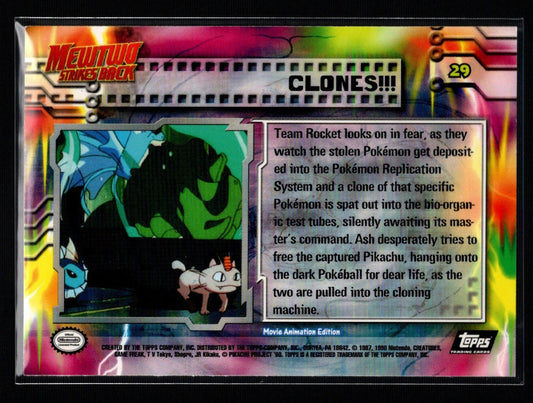 1999 Topps Pokemon Movie Edition #29/59: Clones!!! (NM/M)