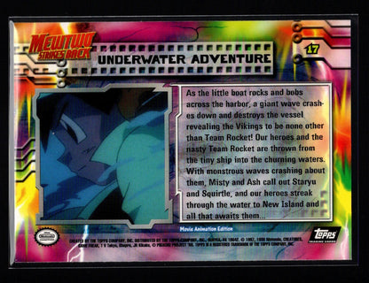 1999 Topps Pokemon Movie Edition #17/59: Underwater Adventure (NM/M)