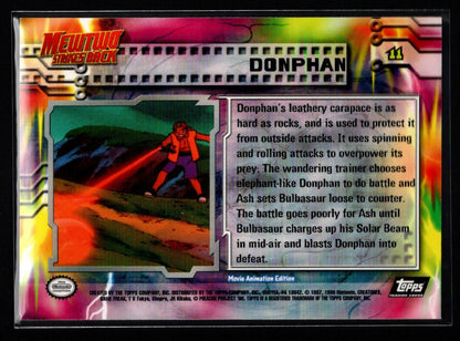 1999 Topps Pokemon Movie Edition #11/59: Donphan (NM/M)