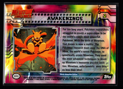 1999 Topps Pokemon Movie Edition #2/59: Awakenings (NM/M)