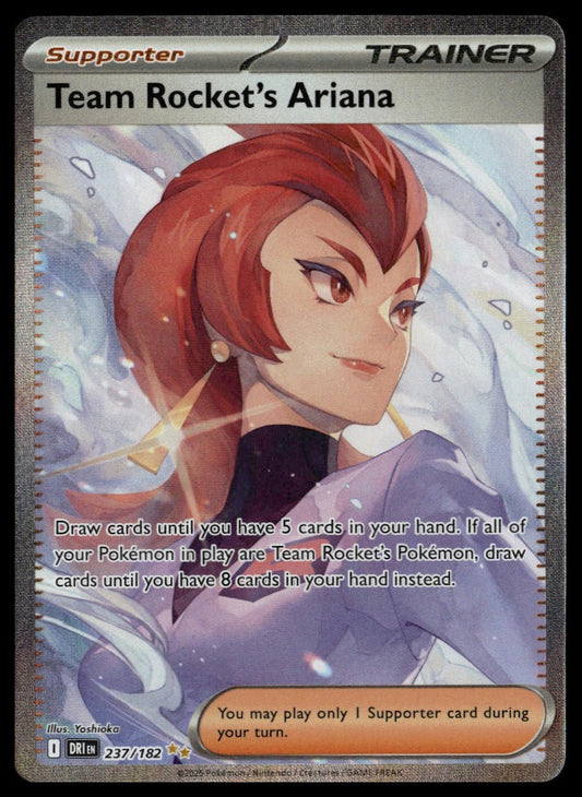 Team Rocket's Ariana #237/182 (NM, Destined Rivals)