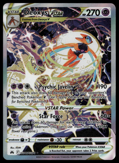 Deoxys VMAX #GG46/GG70 (NMN, Crown Zenith)