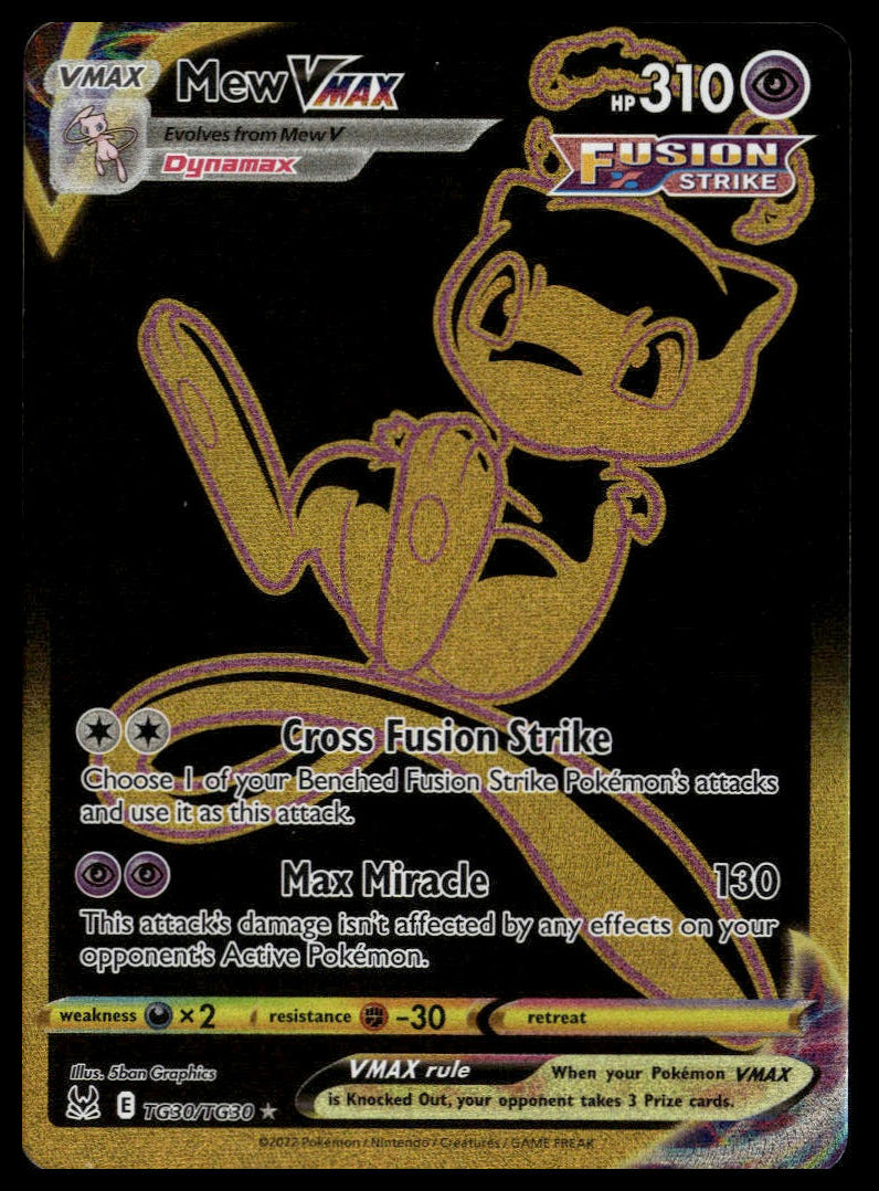 Mew VMAX #TG30/TG30 (NM/M, Lost Origin Trainer Gallery)