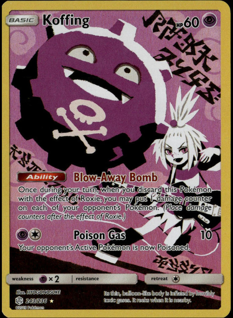 Koffing #243/236 (NM, S&M Cosmic Eclipse)