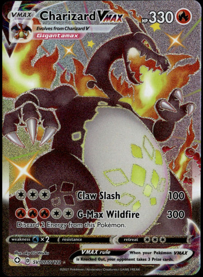Charizard VMAX #SV107/SV122 (NM/M, Shining Fates)