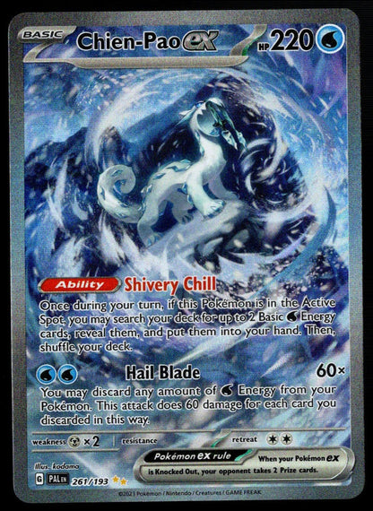 Chien-Pao ex #261/193 (NM/M, Paldean Fates)