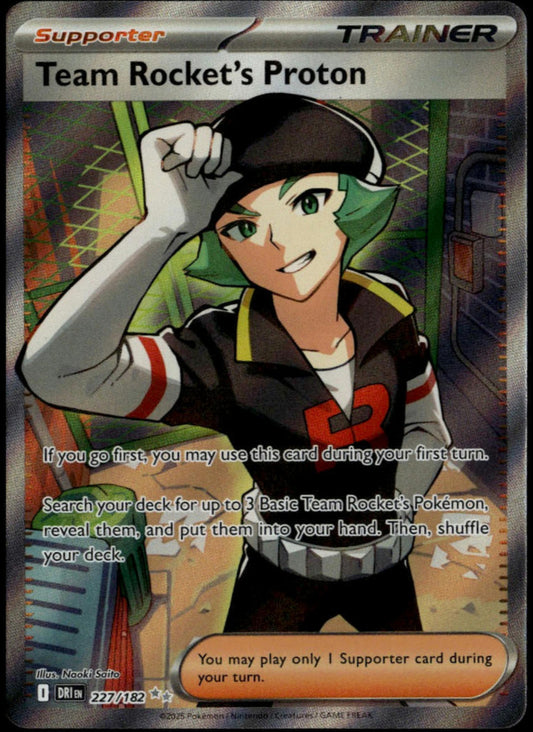 Team Rocket's Proton #227/182 (NM/M, Destined Rivals)