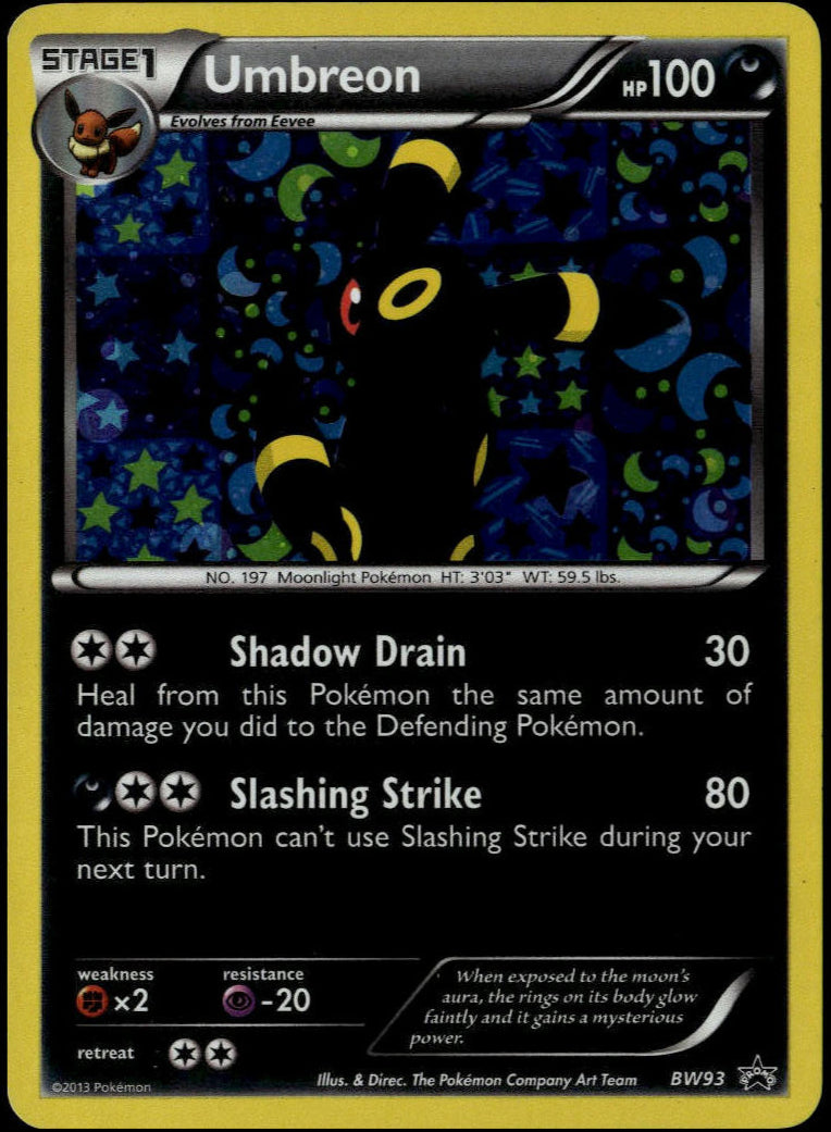 Umbreon Holo #BW93 (LP, B&W BSP)