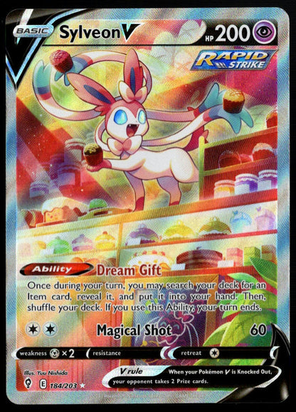 Sylveon V #184/203 (NM-/LP+, Evolving Skies)