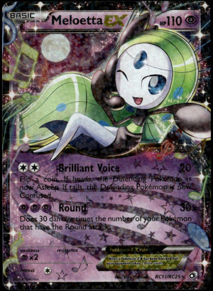 Meloetta EX #RC11/RC25 (LP, Legendary Treasures: Radiant Collection)