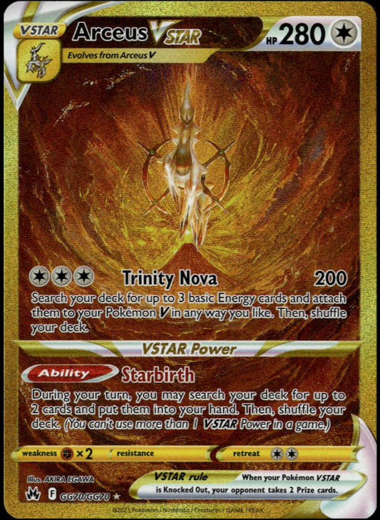 Arceus #GG70/GG70 (NM, Crown Zenith)