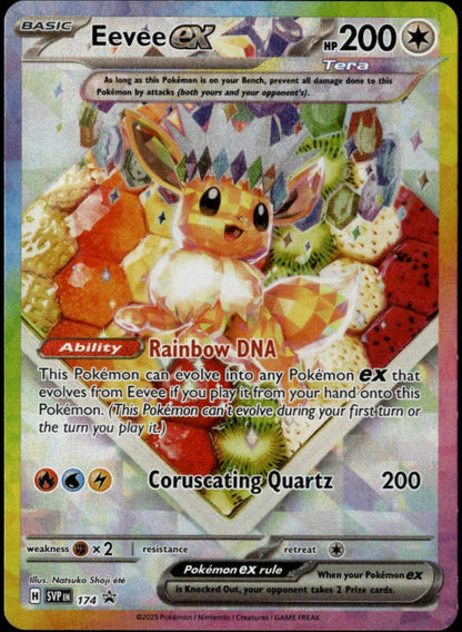 Eevee ex #SVP174 (NM/M, Prismatic Evolutions SPC Promo)