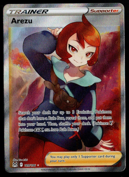 Arezu #189/196 (NM/M, Lost Origin)