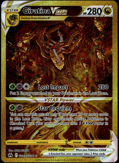 Giratina VSTAR #GG69/GG70 (NM/M, Crown Zenith)