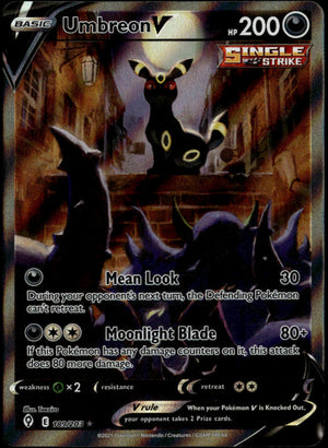 Umbreon V #189/203 (NM/M, Evolving Skies)