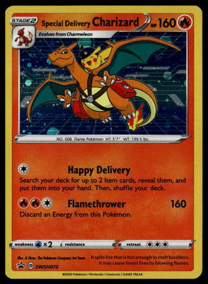 Special Delivery Charizard #SWSH075 (NM, SWSH BSP)
