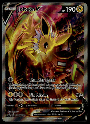 Jolteon V #SWSH183 (NM, SWSH Black Star Promo)