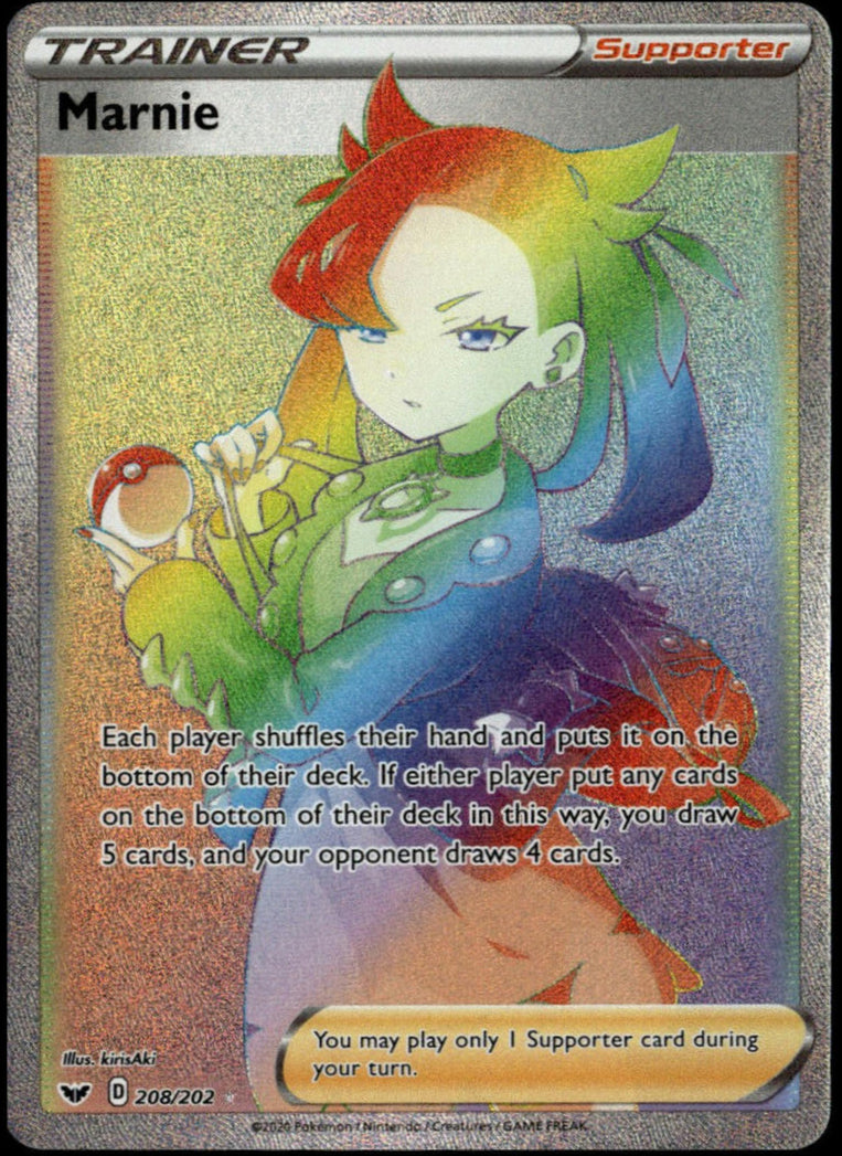 Marnie #208/202 (NM, SWSH Base)